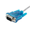 Akyga AK-CO-02 USB-A Male to RS-232 DB9 Male Converter Cable, 1 m, White