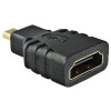 Akyga AK-AD-10 HDMI Female to Micro HDMI Male Adapter, Black