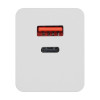 Wall charger Akyga AK-CH-20 100W USB-C USB-A PD GaN 5-20V / 1.5-5A white