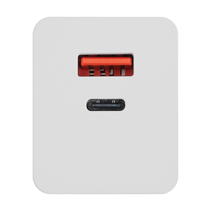 Wall charger Akyga AK-CH-20 100W USB-C USB-A PD GaN 5-20V / 1.5-5A white
