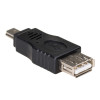 Akyga AK-AD-07 USB-A Female to Mini-USB Male OTG Adapter, Black