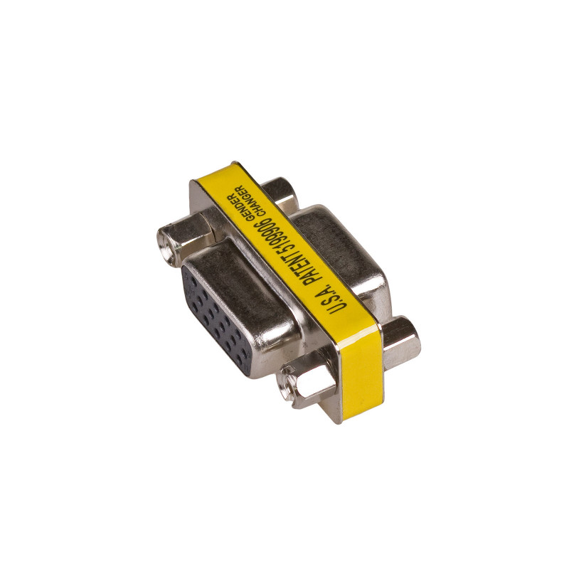 Akyga AK-AD-18 D-Sub 15-pin (F) to D-Sub 15-pin (F) VGA Gender Changer, Silver