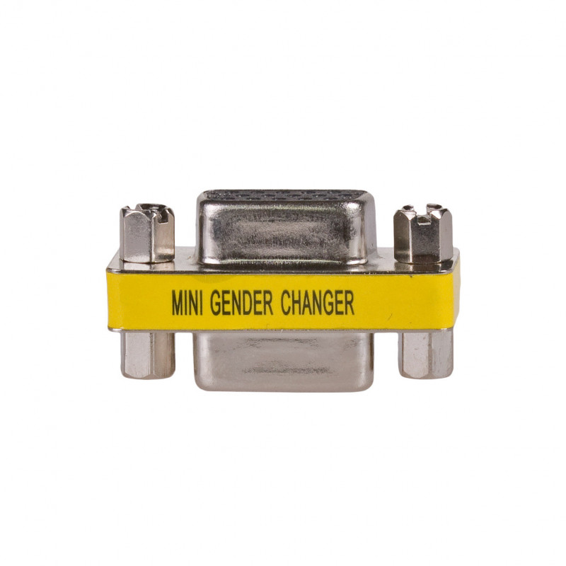 Akyga AK-AD-18 D-Sub 15-pin (F) to D-Sub 15-pin (F) VGA Gender Changer, Silver