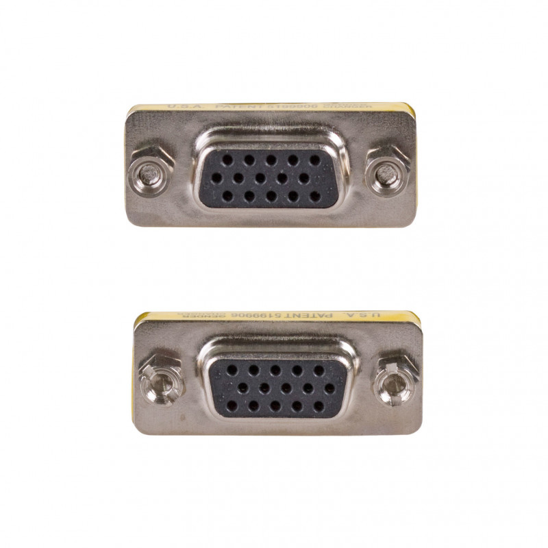 Akyga AK-AD-18 D-Sub 15-pin (F) to D-Sub 15-pin (F) VGA Gender Changer, Silver