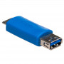 Akyga AK-AD-25 USB-A 3.0 (F) to Micro USB-B 3.0 (M) OTG Adapter, Blue