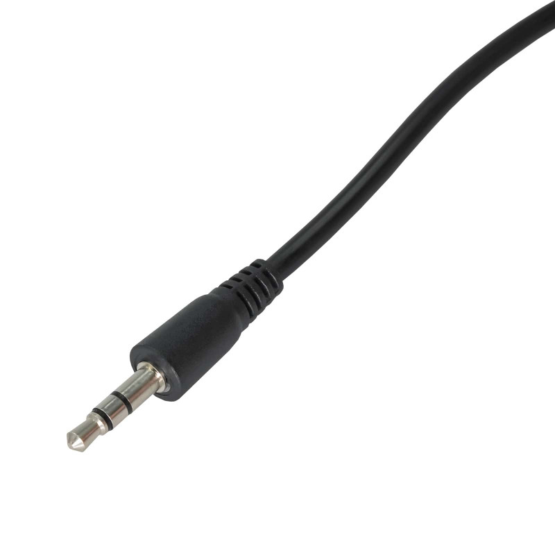 Akyga AK-AV-12 3.5 mm Mini Jack Male to Male Audio Cable, 1.8 m, Black