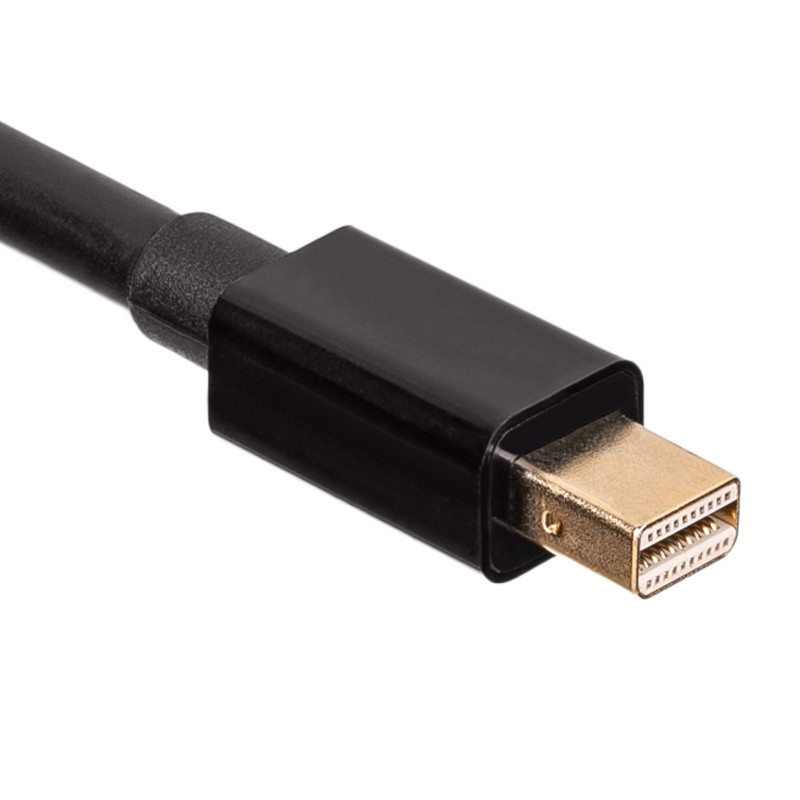 Akyga AK-AV-15 DisplayPort (M) to Mini DisplayPort (M) Cable, 1.8 m, Black