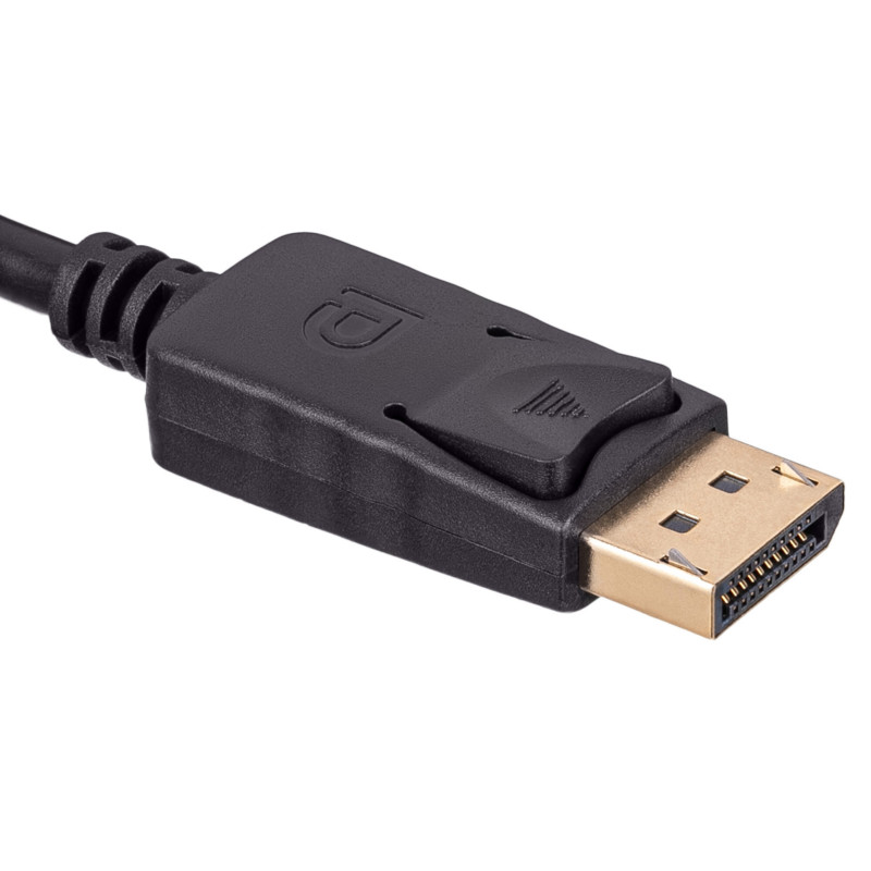 Akyga AK-AV-15 DisplayPort (M) to Mini DisplayPort (M) Cable, 1.8 m, Black