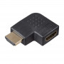 Akyga AK-AD-45 HDMI (M) to HDMI (F) Adapter, 90° Left Angled, Black