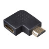 Akyga AK-AD-45 HDMI (M) to HDMI (F) Adapter, 90° Left Angled, Black