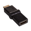 Akyga AK-AD-40 HDMI (M) to HDMI (F) 180° Rotatable Angle Adapter, Black