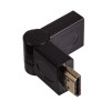 Akyga AK-AD-40 HDMI (M) to HDMI (F) 180° Rotatable Angle Adapter, Black