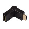Akyga AK-AD-40 HDMI (M) to HDMI (F) 180° Rotatable Angle Adapter, Black