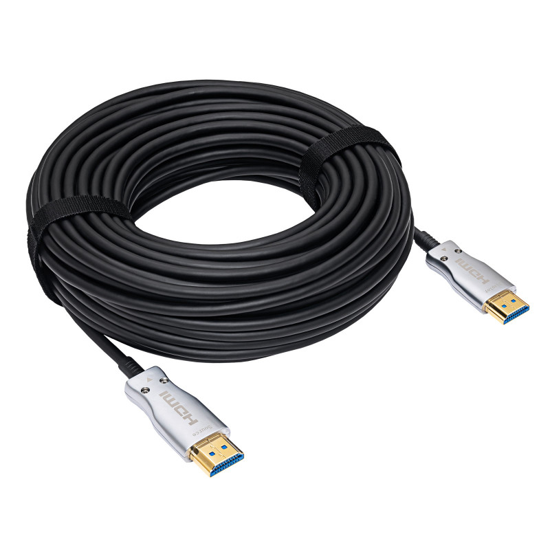 Akyga AK-HD-200L HDMI 2.1 Active Optical Cable (AOC), 48 Gbps, 8K@60Hz, 4K@120Hz, 20 m, Black