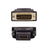 Akyga AK-AD-41 HDMI (F) to DVI-D 24+1 (M) Adapter, Black