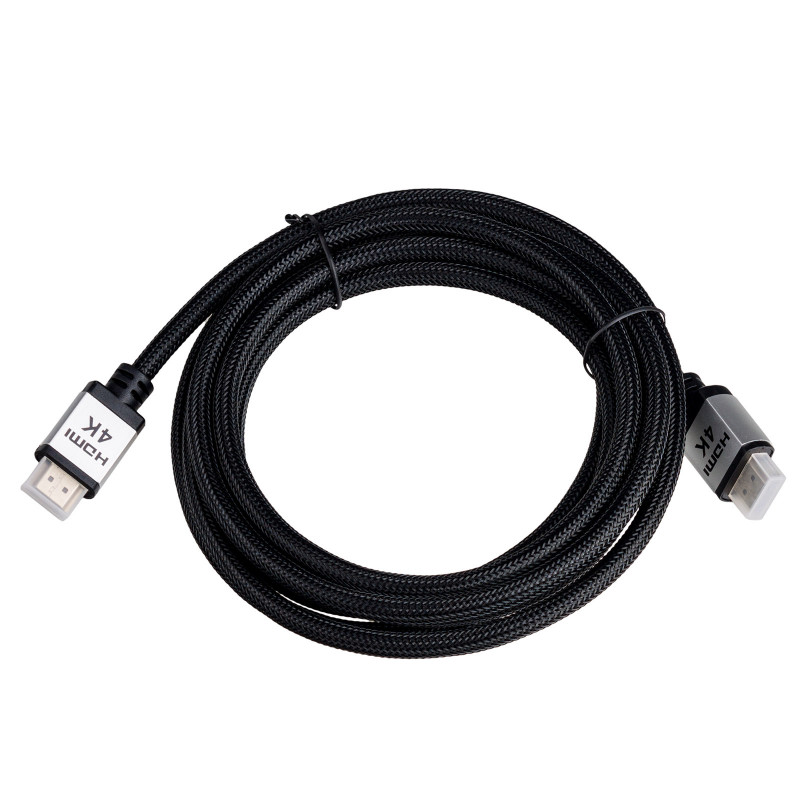 Akyga AK-HD-30P HDMI Cable v2.0, High Speed with Ethernet, 4K, 3 m, Black
