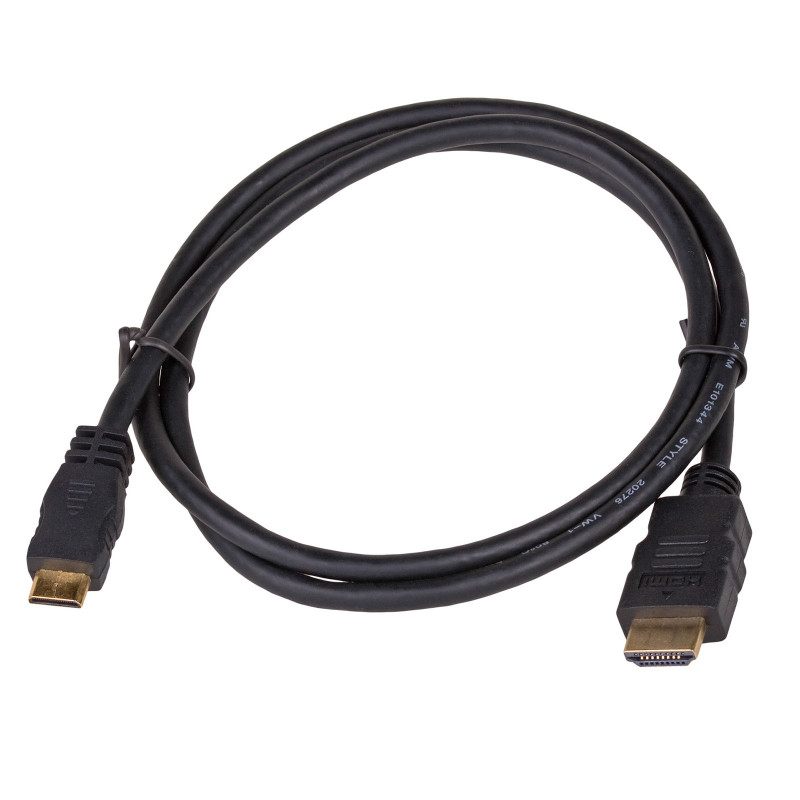 Akyga AK-HD-10M HDMI to Mini HDMI Cable v1.4, High Speed with Ethernet, 1 m, Black