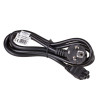 Akyga AK-NB-01C Notebook Power Cord CEE 7/7 to IEC C5, Copper 3x0.75 mm², 1.5 m, Black