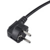 Akyga AK-NB-01C Notebook Power Cord CEE 7/7 to IEC C5, Copper 3x0.75 mm², 1.5 m, Black