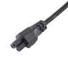 Akyga AK-NB-01C Notebook Power Cord CEE 7/7 to IEC C5, Copper 3x0.75 mm², 1.5 m, Black
