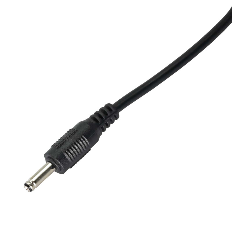 Akyga AK-DC-03 USB-A Male to DC 3.5 x 1.35 mm Male Power Cable, 0.8 m, Black