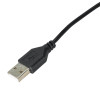 Akyga AK-DC-03 USB-A Male to DC 3.5 x 1.35 mm Male Power Cable, 0.8 m, Black