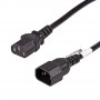 Akyga AK-PC-11A Power Extension Cable IEC C14 to IEC C13, CCA 3x0.5 mm², 5 m, Black