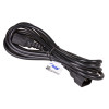 Akyga AK-PC-11A Power Extension Cable IEC C14 to IEC C13, CCA 3x0.5 mm², 5 m, Black