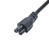 Akyga AK-NB-08A Notebook Power Cord CEE 7/7 to IEC C5, CCA 3x0.5 mm², 1 m, Black