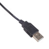 Akyga AK-DC-04 USB-A Male to DC 5.5 x 2.5 mm Male Power Cable, 0.8 m, Black
