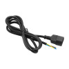 Akyga AK-OT-09C IEC C14 Power Cable with Open End, 3x 1 mm² Copper, 1.8 m, Black