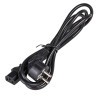 Akyga AK-PC-01S Power Cord CEE 7/7 (Schuko) to IEC C13, 3x 1.5 mm² Copper, 1.5 m, Black