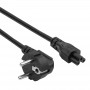 Akyga AK-NB-10C Notebook Power Cord CEE 7/7 to IEC C5, 3x 0.75 mm² Copper, 3 m, Black