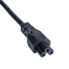 Akyga AK-NB-10C Notebook Power Cord CEE 7/7 to IEC C5, 3x 0.75 mm² Copper, 3 m, Black