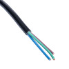 Akyga AK-OT-01P Open-End Power Cable CEE 7/7 (Schuko), Copper 3 x 1 mm², 1.5 m, Black