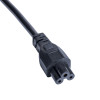 Akyga AK-AG-02A Power Cable UK BS 1363 (Type G) to IEC C5 (Clover), CCA 3 x 0.5 mm², 1.5 m, Black