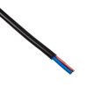 Akyga AK-OT-04A Open-End Power Cable CEE 7/16 (Europlug), Copper 2 x 0.5 mm², 1.5 m, Black