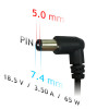 Akyga AK-ND-03 Laptop Power Adapter 18.5 V / 3.5 A, 65 W, 7.4 x 5.0 mm + Pin, 1.2 m, for HP