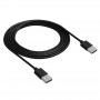 Akyga AK-USB-11 USB 2.0 Cable USB-A (M) to USB-A (M), 1.8 m, Black