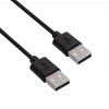 Akyga AK-USB-11 USB 2.0 Cable USB-A (M) to USB-A (M), 1.8 m, Black