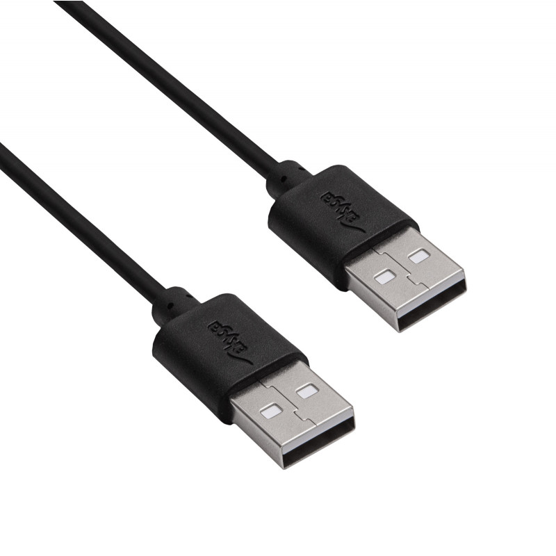 Akyga AK-USB-11 USB 2.0 Cable USB-A (M) to USB-A (M), 1.8 m, Black