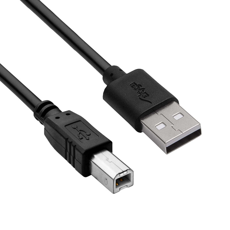 Akyga AK-USB-12 USB 2.0 Printer Cable USB-A (M) to USB-B (M), 3 m, Black