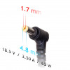 Akyga AK-ND-09 Laptop Power Adapter 18.5 V, 65 W, 4.8 x 1.7 mm, 1.2 m, for HP