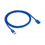 Akyga AK-USB-10 USB 3.0 Extension Cable USB-A Male to Female, 1.8 m, Black