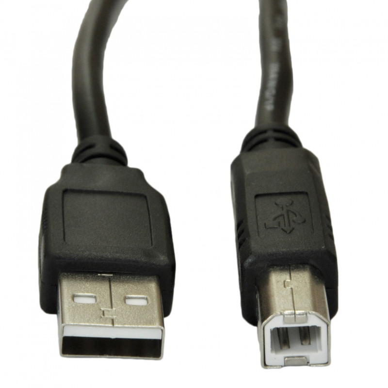 Akyga AK-USB-18 USB 2.0 Printer Cable USB-A (M) to USB-B (M), 5 m, Black