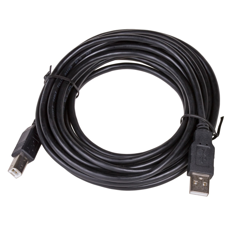 Akyga AK-USB-18 USB 2.0 Printer Cable USB-A (M) to USB-B (M), 5 m, Black