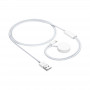 Akyga AK-SW-43 Charging Cable for Apple Watch Ultra 2 / Series 9/8/7/6/5/4/3/2/1 with Lightning Connector, USB, 1 m, White