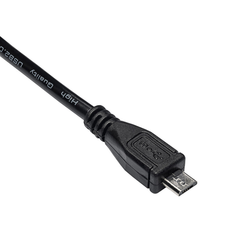 Akyga AK-USB-21 USB 2.0 Cable USB-A (M) to Micro USB-B (M), 1 m, Black