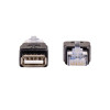 Akyga AK-AD-27 USB-A (F) to RJ45 (M) Adapter, Black