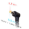 Akyga AK-ND-21 Laptop Power Adapter 19 V / 1.58 A, 30 W, 5.5 x 1.7 mm, 1.2 m, for Acer